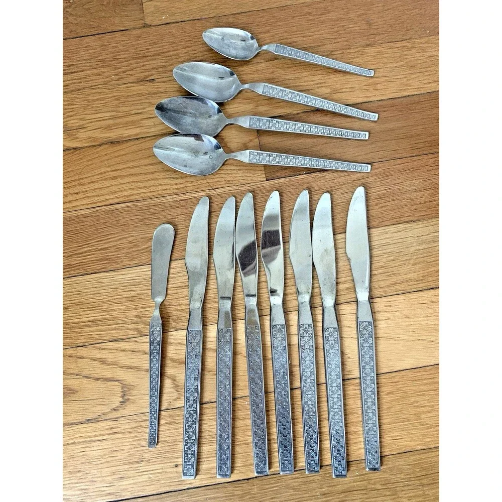 MCM Riviera Torino Stainless Steel Flatware Set 12 pcs, Japan – Knives & Spoons